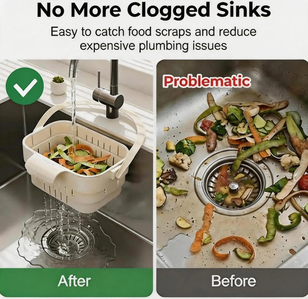 Retractable Sink Food Catcher
