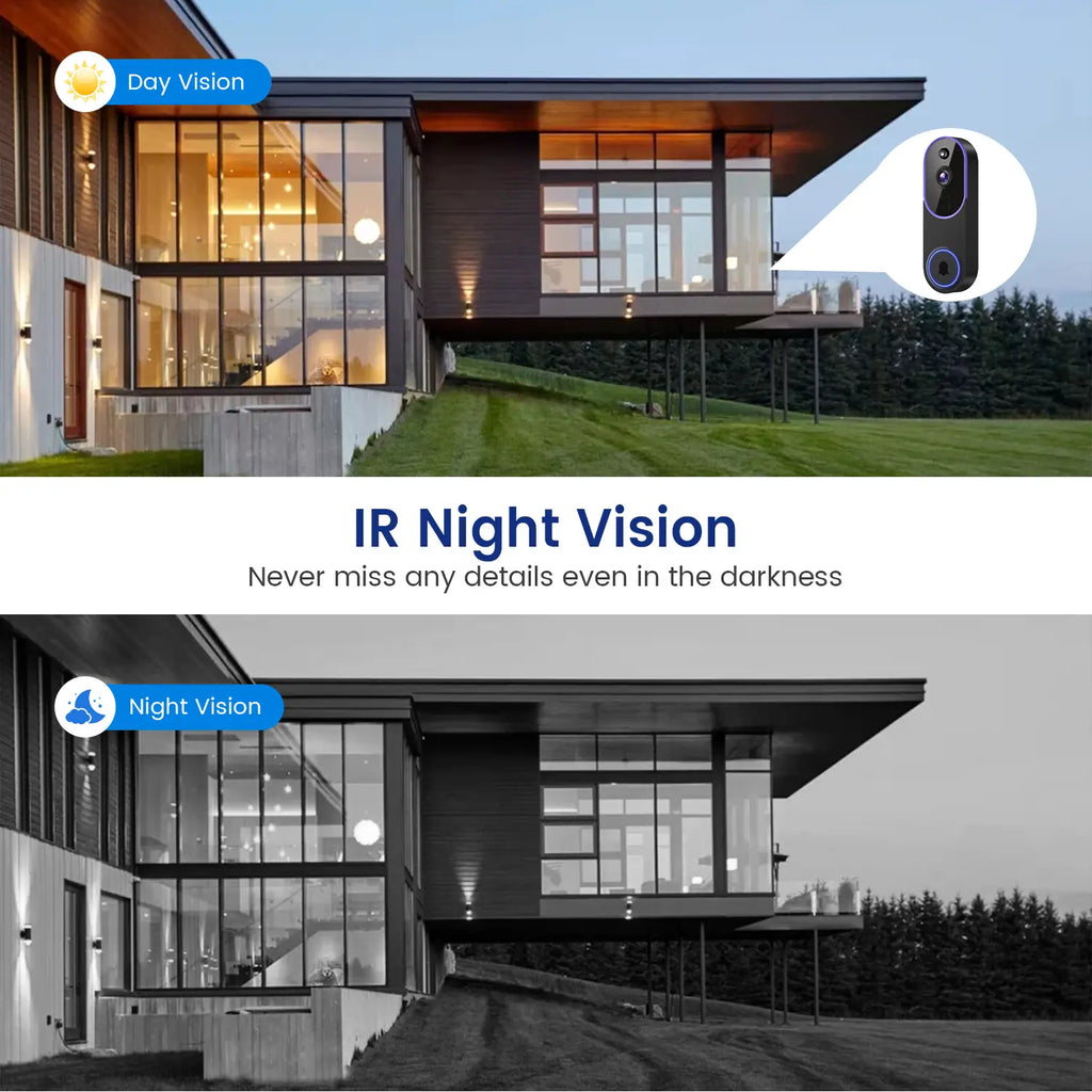 1080P Smart Wireless Video Doorbell Camera