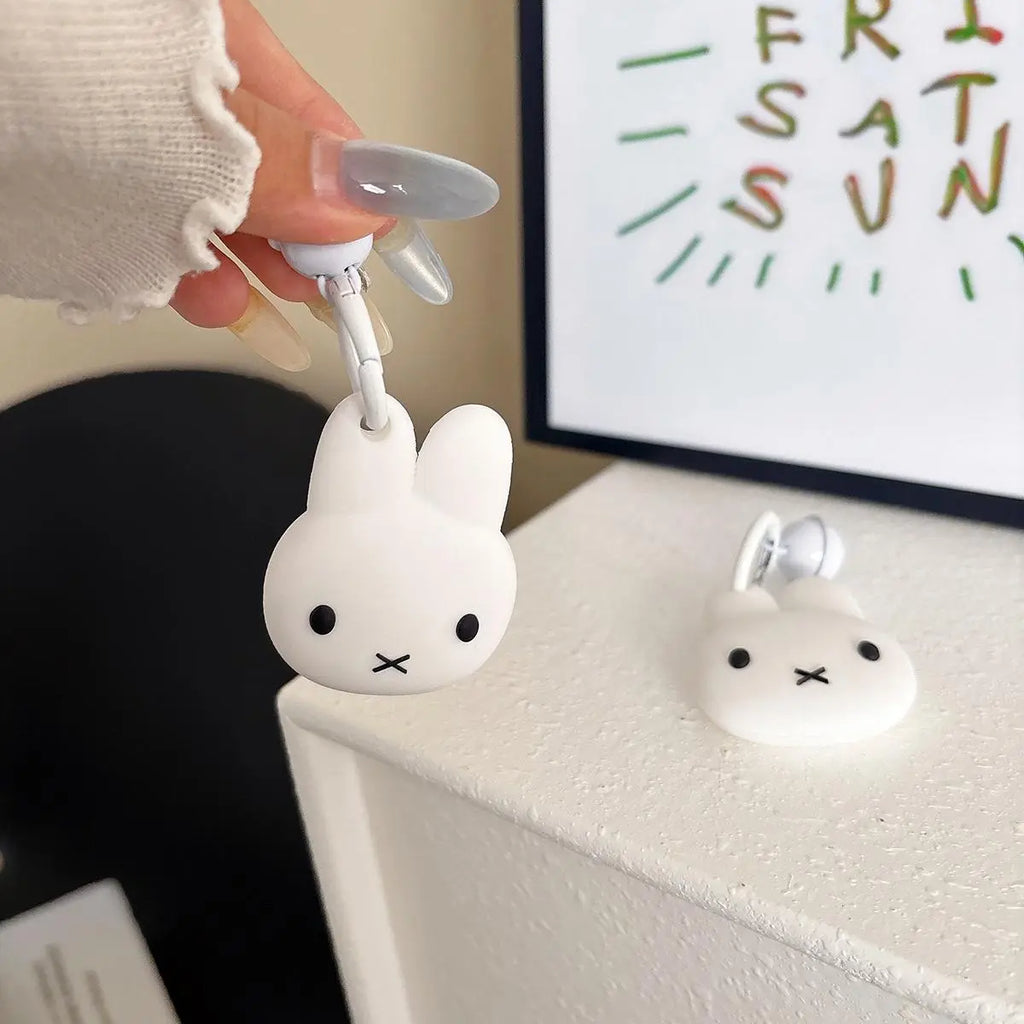 Cute Rabbit AirTag Case & Keychain